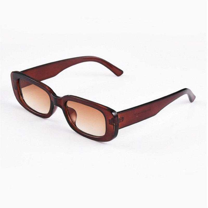 Thick Frame Square-Rimmed Sunglasses – Women's Fashion Statement