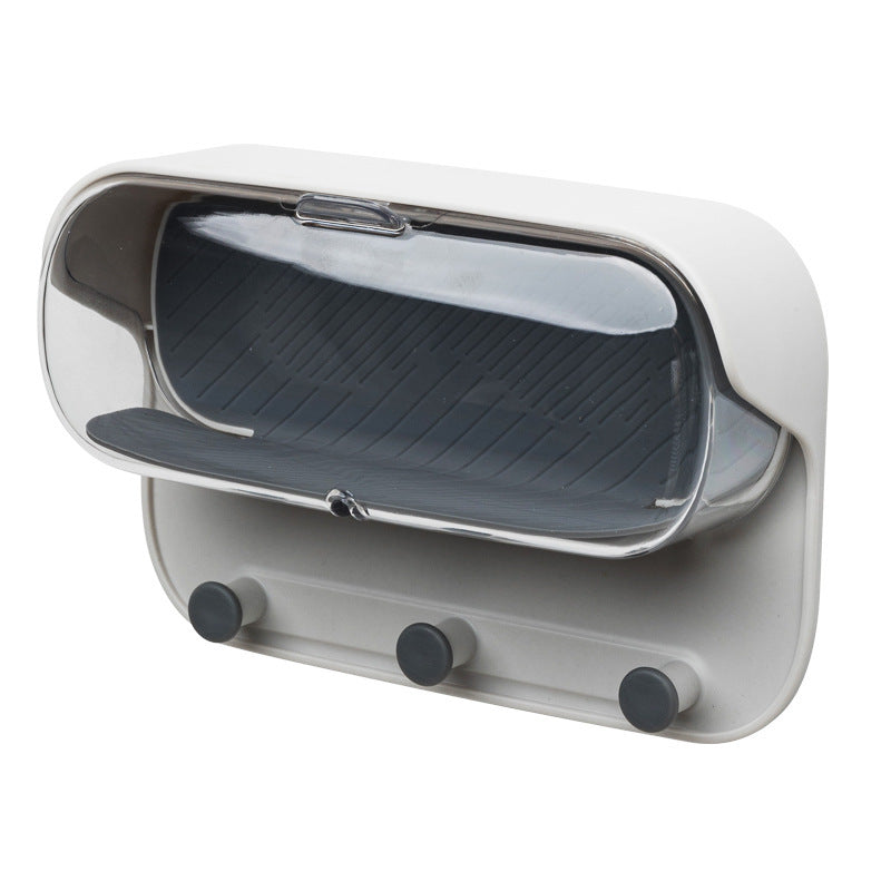 Wall-Mounted Storage Box – Punch-Free Organizer (4.7/5⭐)